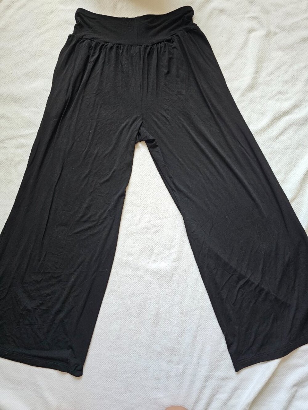 WIWI Large black pajama lounge pants - Picture 4 of 8